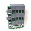Standi Toys 1/64 Green Plastic 3-High Stationary Grain Dryer ST061 ST50404GR - 2 of 2