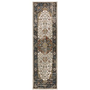 Oriental Weavers Venice 054X8 Beige/ Blue Indoor Area Rug - 2'3" x 7'6" - 1 of 4