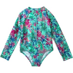 OSHKOSH B'GOSH Toddlers and Baby Girls' One Piece Swimsuit Rashguard - 1 of 3