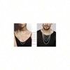 5mm Diamond - Cut Figaro Chain Necklace for Women, Simple and Fashionable, Suitable for Daily Wear - 2 of 4
