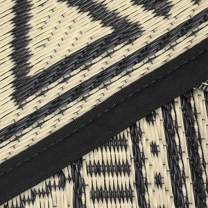 Outdoor Plastic Straw Rug Outdoor Reversible Plastic Camping Mats Easy Cleaning Non Shedding Patio Rug - 1 of 2