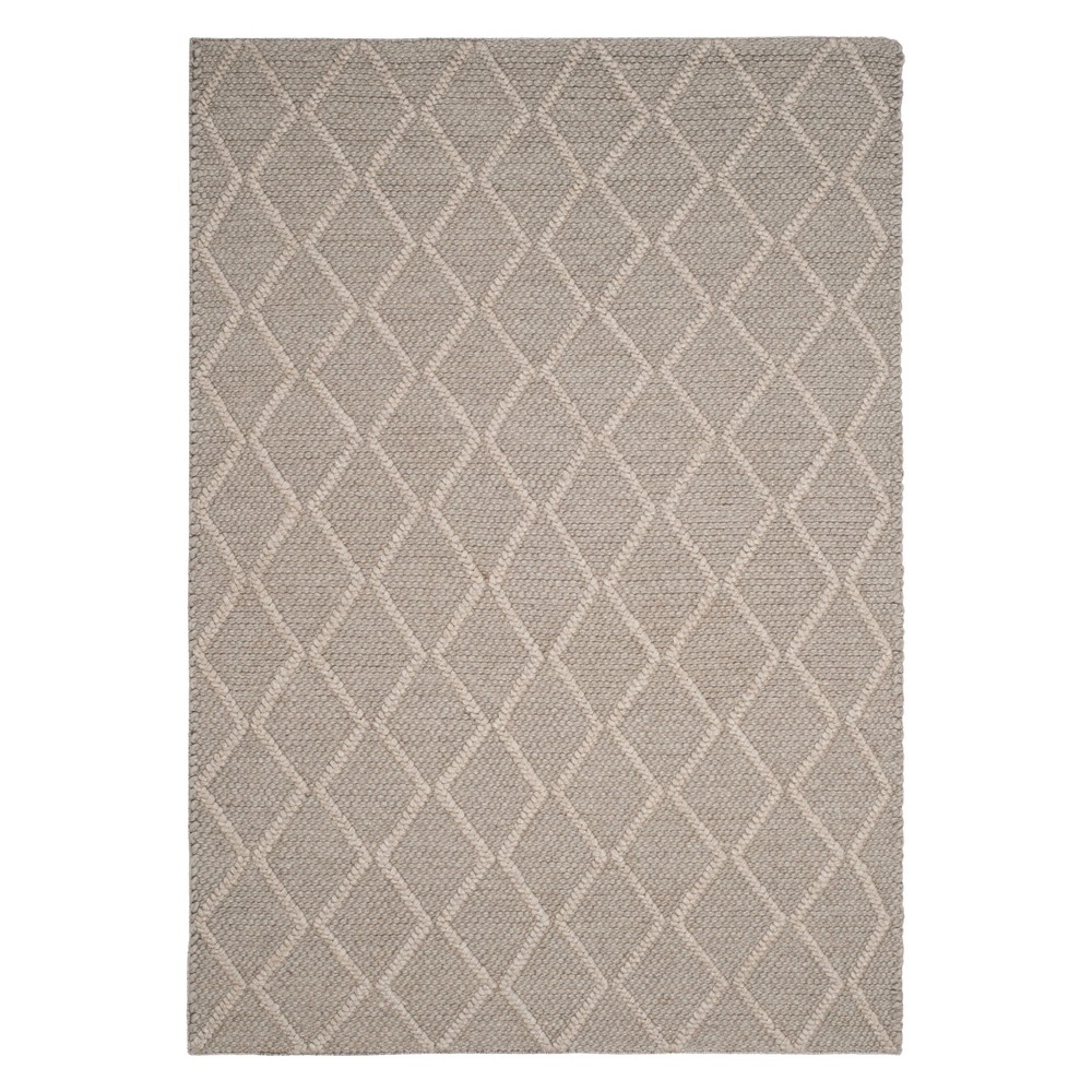 9'x12' Diamond Woven Area Rug Gray - Safavieh