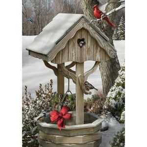 Briarwood Lane Winter Garden Flag 12x18 For Outdoor Winter Wishes Well For Winter Garden Flag Flags For Outside - 1 of 4