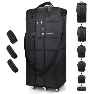 Generic Expandable Foldable Luggage With Spinner Wheels Rolling Duffle Bag - 1 of 4
