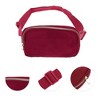 Unique Bargains Solid Color for Hiking Gym Running Waist Pack 1 Pc - 3 of 4