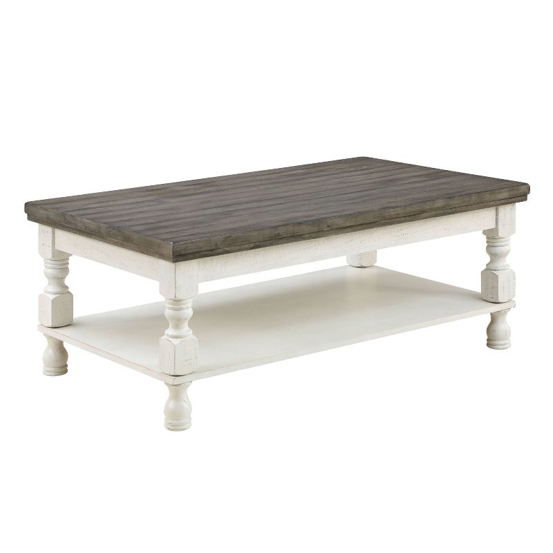 Philoree Farmhouse Coffee Table Antique White - HOMES: Inside + Out, 1 of 8