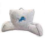 NFL Detroit Lions Faux Fur Logo Backrest Support Pillows
