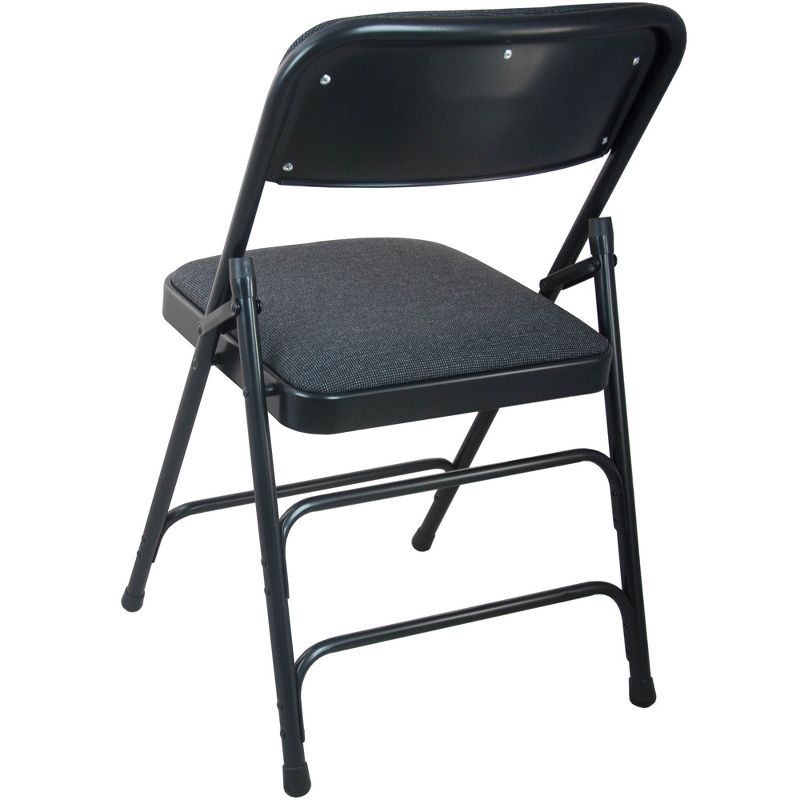 Flash Furniture Advantage Padded Metal Folding Chair - Fabric Seat, 4 of 8