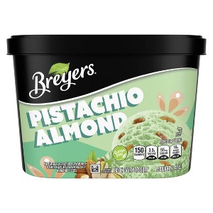 Breyers Pistachio Almond Frozen Dairy Dessert Gluten Free - 48oz - 1 of 4