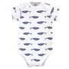 Touched by Nature Organic Cotton Bodysuits 5pk, Blue Whale - image 3 of 4