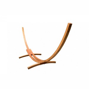 Vivere 15ft Arc Hammock Stand - Pine Color - 1 of 4