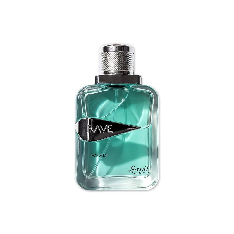 Sapil Rave Men Eau de Toilette 100ml – Fresh Spicy Aromatic Fragrance with Bergamot, Pepper & Cedar
