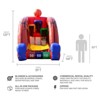 JumpOrange 12' Inflatable Basketball Game with Air Blower and Foam Basketballs. - 3 of 4