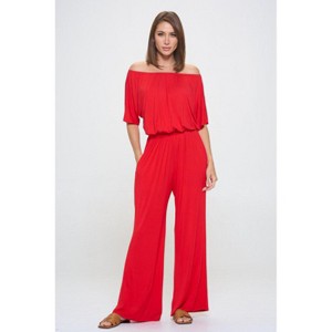 WEST K Women's Joy Off The Shoulder Wide Leg Jumpsuit - 1 of 4
