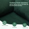 Karl Home Modern Corduroy Barrel Accent Chair For Living Room Bedroom - 3 of 4
