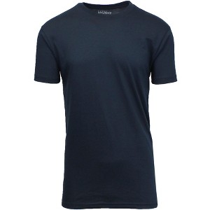 Blue Ice Men's Short Sleeve Crew Neck Modern Fit Cotton Blend Classic Tee - 1 of 4