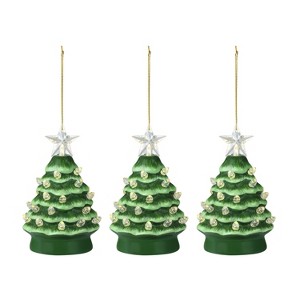 Mr. Christmas 5 in. Set of Nostalgic Ceramic Tree Ornaments - 1 of 4