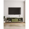 Manhattan Comfort 85" Dumbo TV Stand for TVs up to 80" Olive Green - 2 of 4