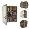 GlasFlength Decorative Wall Mirrors Bathroom Decor Cabinet Accent Mirror Vanity Medicine Cabinet Mirrors for Bathroom Wall, Gray, 17.7"*5.4"*19.5" - 4 of 4