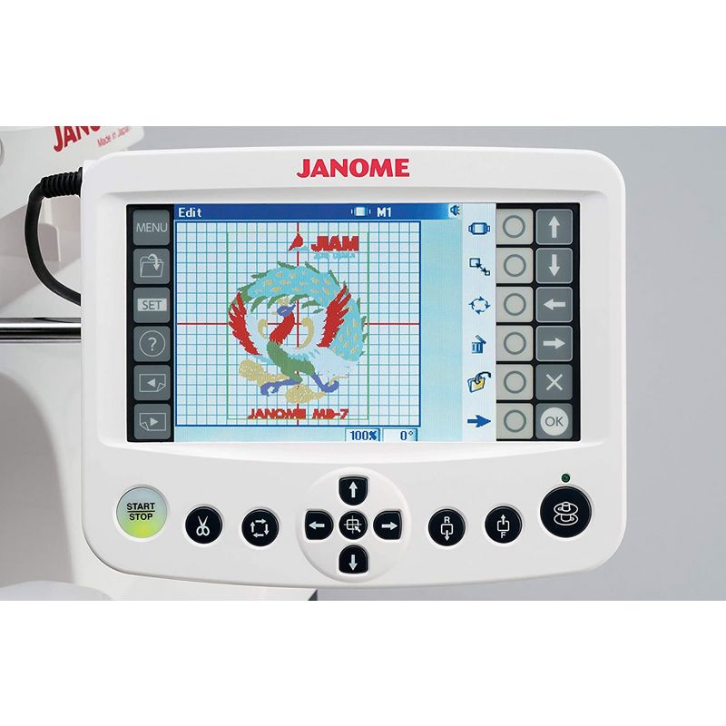 Janome MB7 Multi-Needle Computerized Embroidery Machine, 3 of 4