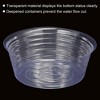 Unique Bargains Indoor Outdoor Plastic Plant Pot Saucer Plastic Flower Drip Tray Clear 20 Pcs - 4 of 4