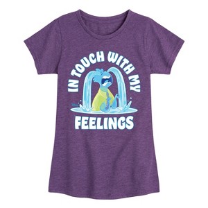 Girls' - Elemental - Wade In Touch With My Feelings Fitted Short Sleeve Graphic T-Shirt - 1 of 4