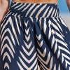Women's Chic Chevron Print Wide Leg Cover Up Pants - Cupshe - 2 of 4