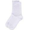 Memoi Women's Essential Roll Cuff Bamboo Blend Crew Socks - 3 of 4