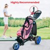 SereneLife Golf Push Cart Umbrella Holder - Golf Trolley Umbrella Base Golf Cart Umbrella Stand Attachment SLGCUBH - 4 of 4