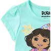 Nickelodeon Dora the Explorer Girls Short Sleeve T-Shirt and Shorts Set for Toddlers - 4 of 4