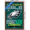 Trends International NFL Philadelphia Eagles - Super Bowl LIX Team Logo Framed Wall Poster Prints - 3 of 4