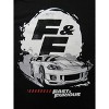 The Fast & The Furious Race Car Logo Men's Black T-shirt - 2 of 2
