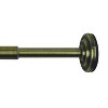 Versailles 1/2" Diameter Mini Tension Rod - Antique Brass - 2 of 3