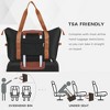 KWPZQEB Luggage Set of 3 with Cup Holder, Carry-on Luggage with with 4 Side hooks & TSA Lock, ABS Hard Shell 3-Piece Travel Suitcase (20+24+28 inch) - 4 of 4