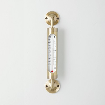 Brass Outdoor Weather Thermometer - Hearth & Hand™ with Magnolia