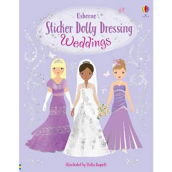 Sticker Dolly Dressing Weddings - by  Fiona Watt (Paperback)