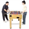 YONWAY 54-Inch Hurricane Foosball Table for Family Game Rooms with Light Cherry Finish, Analog Scoring and Free Accessories - 2 of 4