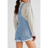 Womens Summer Overall Denim Shortalls Loose Fit Adjustable Shorts Denim Overall Rompers Denim Bib Shorts Denim Outfits - 2 of 4