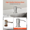 VEVOR Soap Dispenser for Kitchen Sink, Stainless Steel Built in Sink Soap Dispenser with 47" Extension Tube Kit,Countertop Dish Soap-Dispenser,Silver - 3 of 4