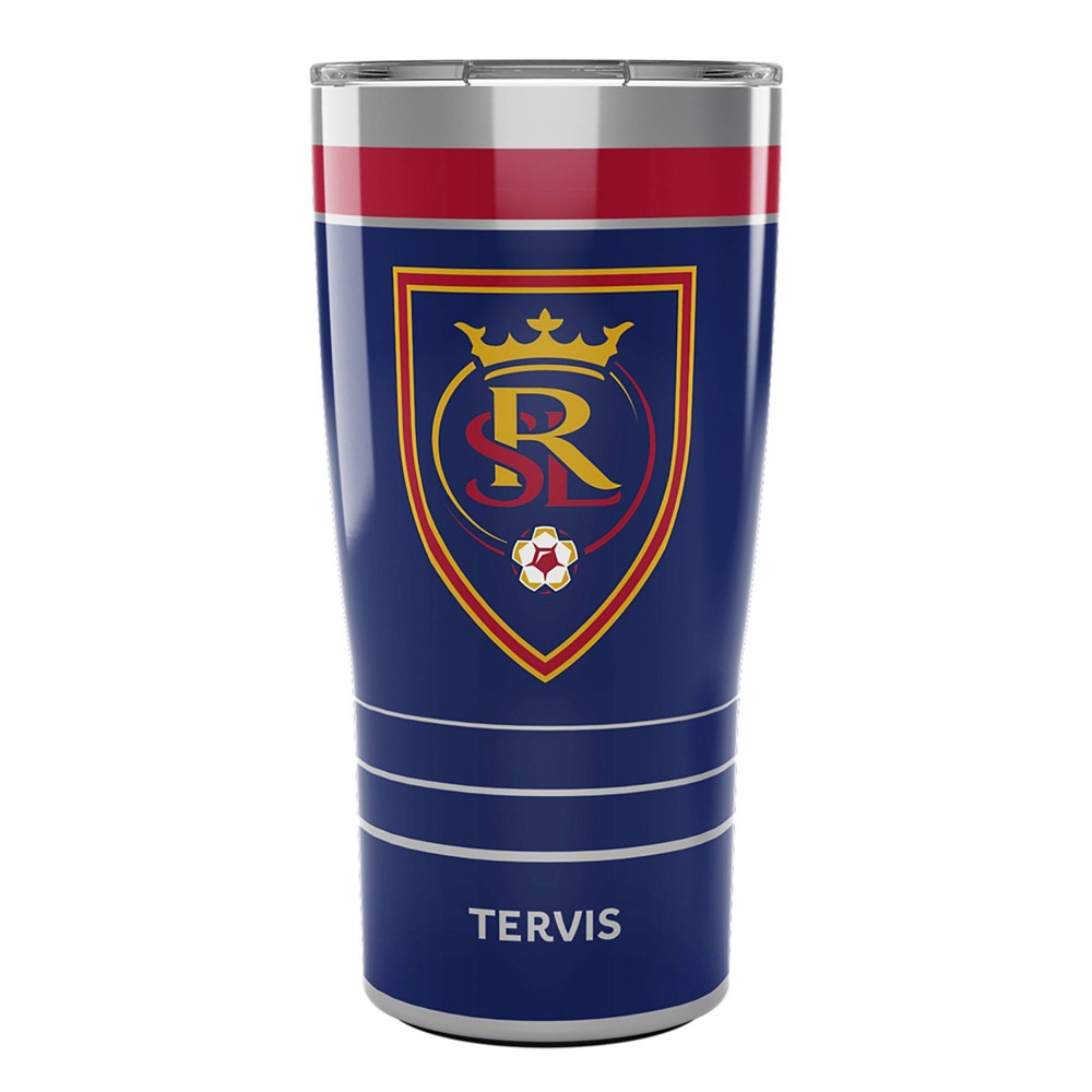 Photos - Glass MLS Real Salt Lake 20oz MVP Stripe Stainless Steel Tumbler 