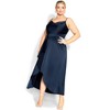 Women's Plus Size Simplicity Dress - navy | CITY CHIC - 3 of 4