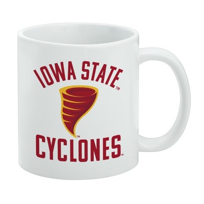Iowa State University Secondary Ceramic Coffee Mug Novelty Gift Mugs for Coffee Tea and Hot Drinks 11oz White