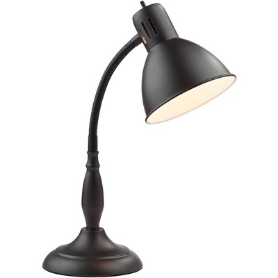 Old Flexible Long Neck Lamp With Metal Base, Goose Neck Lamp