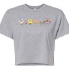 Women's - Spongebob Squarepants - Adorabob Lineup Full Color Cropped Graphic T-Shirt - 2 of 4