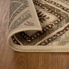 Farmhouse Rustic Diamonds Power-Loomed Living Room Bedroom Entryway Indoor Area Rug or Runner by Blue Nile Mills - 3 of 4