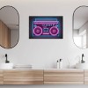 Boombox Neon by Octavian Mielu Unframed Wall Canvas - iCanvas - 4 of 4