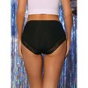 Allegra K Women's Lace High Waisted Breathable Silky Stretch Briefs - 2 of 4