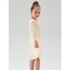 2Bunnies Girls' Boho Floral Lace Scalloped Hem Dress - 3 of 4