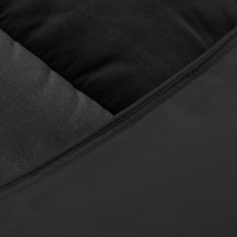 Brushed Microfiber Reversible Comforter Medium Weight Down Alternative Bedding by Blue Nile Mills, 4 of 7
