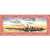 PosterPalooza | Panoramic Shabby Chic Pink Picture Frame - UV Acrylic, Foam Board Backing, Hanging Hardware - 4 of 4